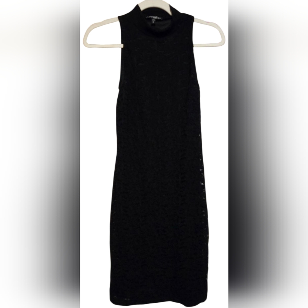 Express Black Midi Dress